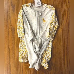 Little Planet by Carter's Baby Girl Preemie Onesie Set